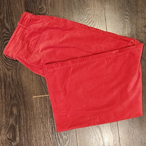 ❤️ LOFT CORDUROY HIGH RISE WIDE LEG PALMER PANTS, PINK, 14 (32) - Picture 3 of 10